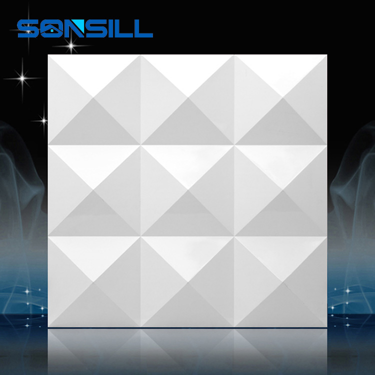 3D pvc marble wall panel, decorative 3d wall panel