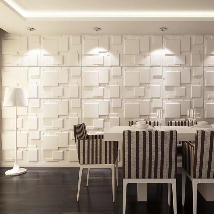 3d wallpaper home decor, white 3d wall panel, art 3d wall panel, 3d pvc wall panel interior decoration